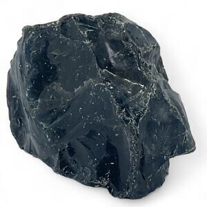 Blue Black Art Glass Cullet Opaque Slag Glass #4XL147